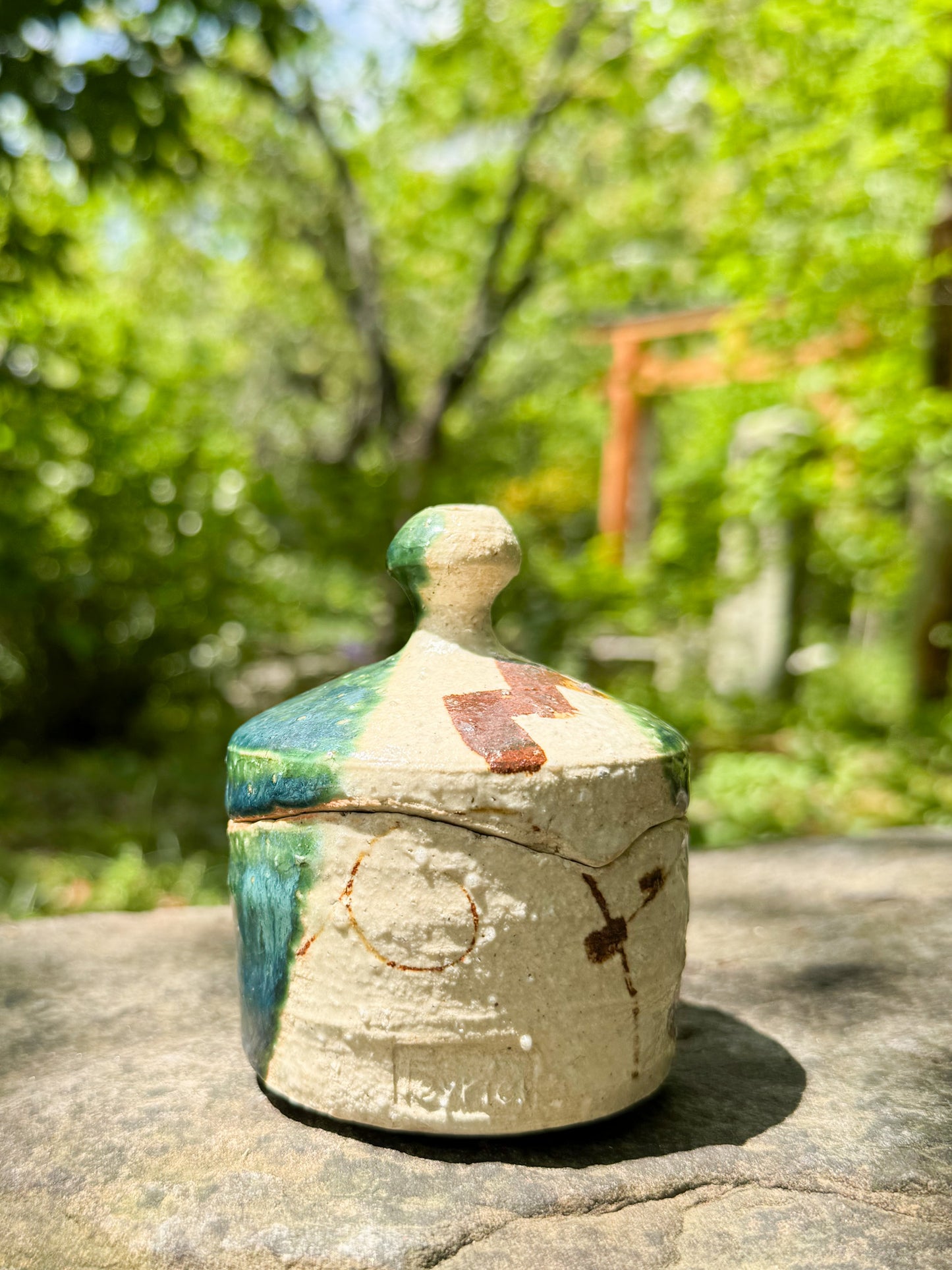 boite ceramique japonaise akazu coté