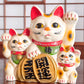 famille maneki neko en ceramique