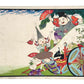 estampe japonaise illustration publicitaire Ikifuda, Ebisu et légumes personnifiés