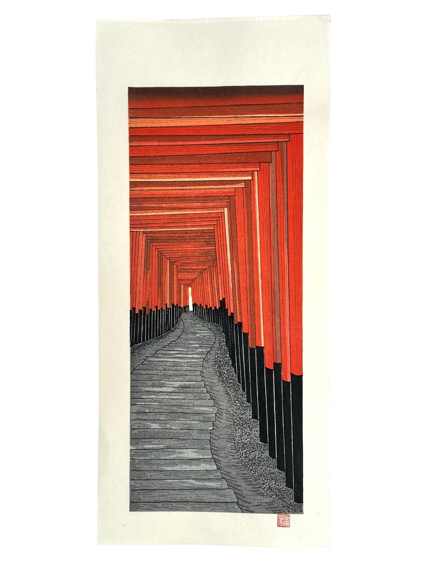 Estampe Japonaise de Teruhide Kato | Le Fushimi Inari