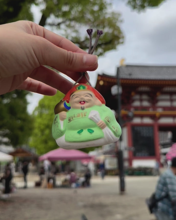 clochette japonaise daikoku dieu du bonheur video 