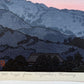 estampe japonaise paysage Lever du jour sur le Mont Fuj, le titre