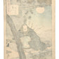 estampe japonaise yoshitoshi homme jouant luth nuit dos estampe