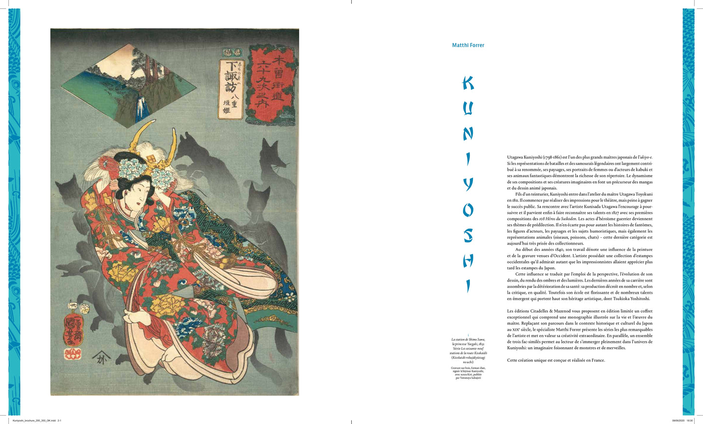 Livre Kuniyoshi de Matthi Forrer | Editions Citadelles et Mazenod